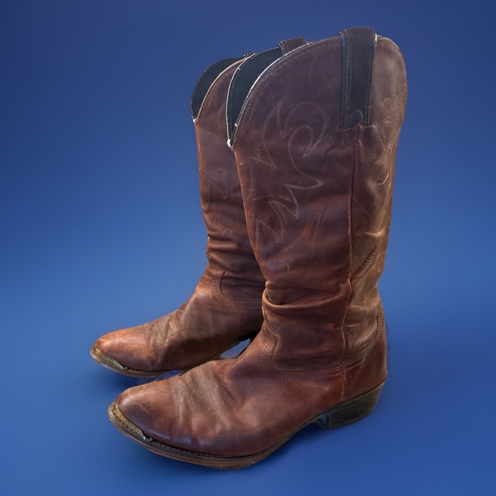 Women's Durango Cowboy Boots Sz 9.5 Brown 08119 Very Good Cond. Western